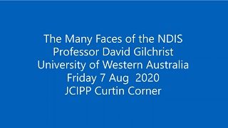 David Gilchrist JCIPP presentation