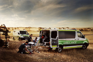 ambulance in outback